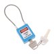 thumbnail image 3 of Cerradura de aislamiento de bloqueo de candado de seguridad de cable de acero inoxidable, 7 colores azul, 3 of 5