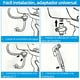 thumbnail image 4 of Pack X2 Ducha Higienica Acero Inoxidable Ducha Bidet Para Wc, 4 of 6