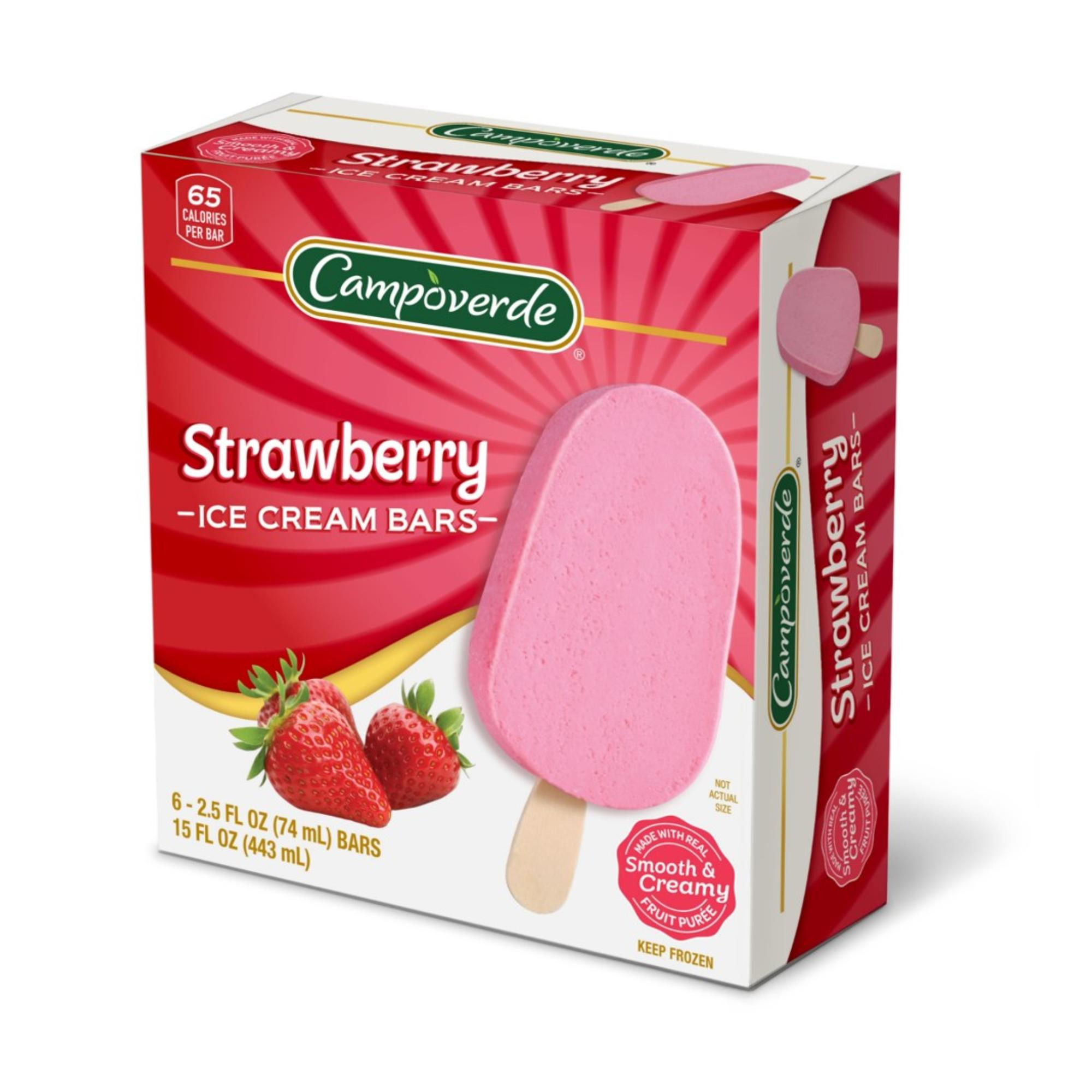 Helado Paleta Frutilla Caja 443 ml Campoverde