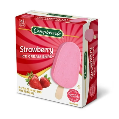 Helado Paleta Frutilla Caja 443 Ml Campoverde