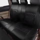 thumbnail image 4 of Fundas de asiento de coche HORSE KINGDOM, universales, de piel sintética, color negro, 4 of 9