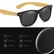 thumbnail image 3 of Gafas de sol retro con diseño de uñas de arroz, gafas de sol de tendencia de moda europea y americana, hechas de PC y madera., 3 of 5