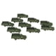 thumbnail image 2 of 10 Piezas Diecast Modelo De Vehículo Militar Camiones Juguete Modelo De Mesa De Arena Accesorios, 2 of 3