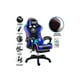 thumbnail image 2 of Silla Gamer Con Luz Rgb Reposapiés Y Masajeador Reclinable C - azul., 2 of 3