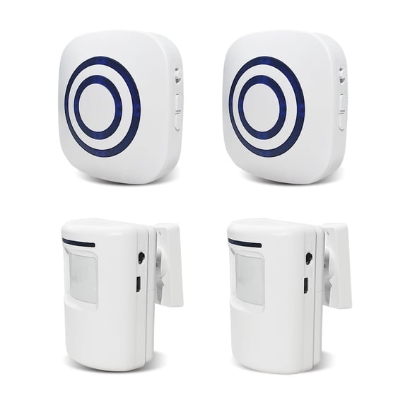 Alarma inalámbrica para entrada de auto HSYHous con sensor de movimiento y timbre