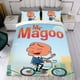 thumbnail image 4 of Sr. Magoo Conjunto de sábanas temático, trío de piezas, cómodo y amigable con la piel, diseño único, regalo de decoración para el hogar para familiares, amigos y fans, 90 cm * 190 cm, 4 of 6