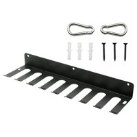 Magideal - Estante De Almacenamiento De Murciélagos, Capacidad Para 16 Murciélagos, Estante De Exhibición De Valla O Murciélagos De Pared, Soporte De Montaje En