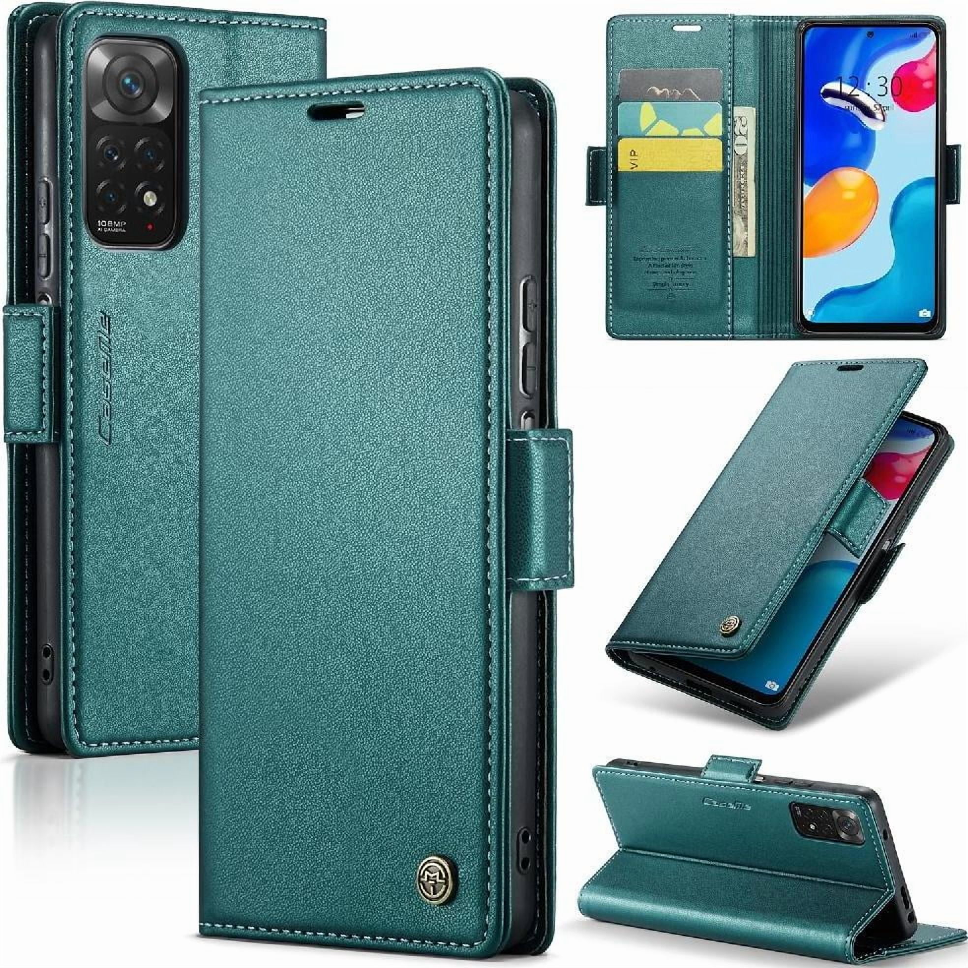 Case Me - Caseme Tipo Cartera Xiaomi Redmi Note 12s 4g Con Cierre Magnético, Rfid, Tarjetero, Soporte, Carga Inalámbrica