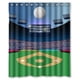 thumbnail image 1 of Cortina de ducha con ganchos para baño, diseño de baloncesto, amor, deporte, jugar al juego, tamaño 60 x 72 pulgadas, 1 of 3