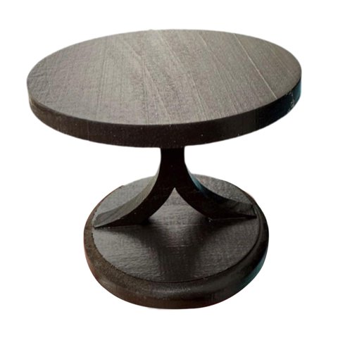 Bothyi - Mesa Auxiliar Para Casa De Muñecas 1:12, Accesorios Para Muñecas De Dormitorio, Decoración, Mesa Auxiliar Redonda Para Sala De Estar