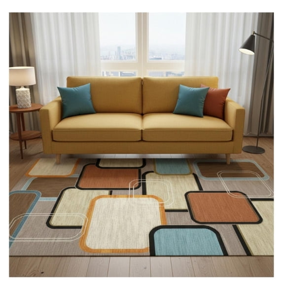 Alfombra Living Sala Estar 120x160 cm Lido