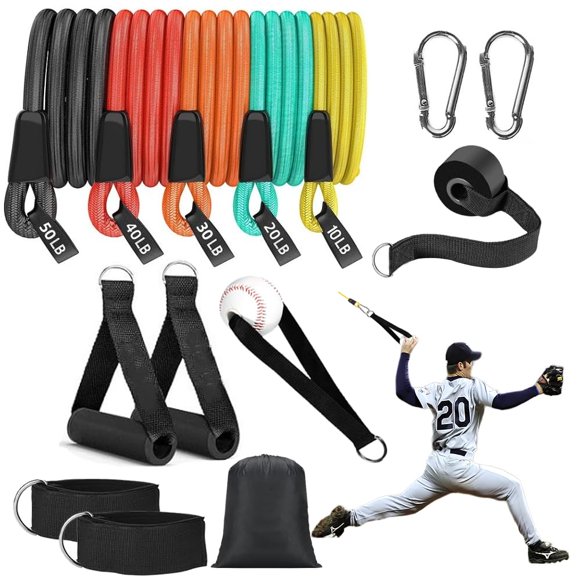 Entrenador de Béisbol Davllin 120 cm Set de Bandas de Resistencia