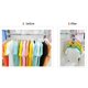 thumbnail image 4 of Ganchos con conector para colgar ropa Kclongvs, 60 unidades, ABS negro, 4 of 6