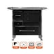 thumbnail image 2 of Cocina A Leña Llaima Mueble 90 Negra, 2 of 3