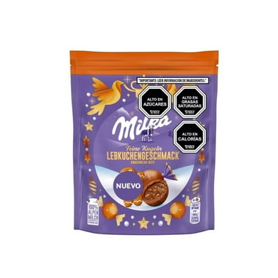 Bombón Con Relleno De Leche Y Trocitos De Galleta De Jengibre 90 G Milka