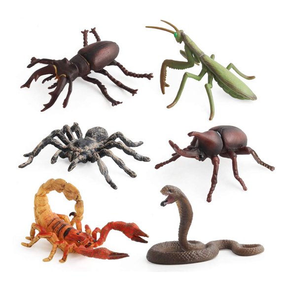 Figuras realistas de varios insectos de Toy Odowalker para niños
