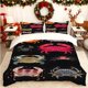 thumbnail image 1 of Colorful Crab Print Duvet Cover Set Bedding Set Includes Duvet Cover + 2 Pillowcases Suitable for All Seasons an Essential for Home Bedroom or Guest Room a Perf, 1 of 1