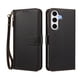 thumbnail image 1 of Funda Tipo Billetera para samsung galaxy S24 FE con Soporte y Bolsillo con Cierre Negro, 1 of 1
