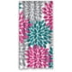 thumbnail image 1 of Cortina de ducha con diseño floral de dalias, rosa, gris y verde, con ganchos, tamaño 36 x 72 pulgadas, 1 of 3