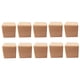 thumbnail image 4 of 10x Bloques De Madera Sin Terminar Cuadrados Adorno DIY Artesanía Modelado 3,5 CM, 4 of 5
