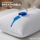 thumbnail image 3 of Protector de almohada Utopia Bedding, tamaño king, impermeable, con cierre, 3 of 8