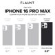 thumbnail image 3 of Funda Oficial Flaunt iPhone 16 Pro Max Cuadrada Concha de Tortuga, 3 of 9