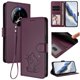 thumbnail image 2 of Xiaomi 17 Ultra Funda Billetera con Estampado de Gato, Morado Oscuro, 2 of 6