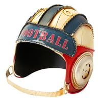 Vgo - Adorno Metal Casco 17X15X15 Cm