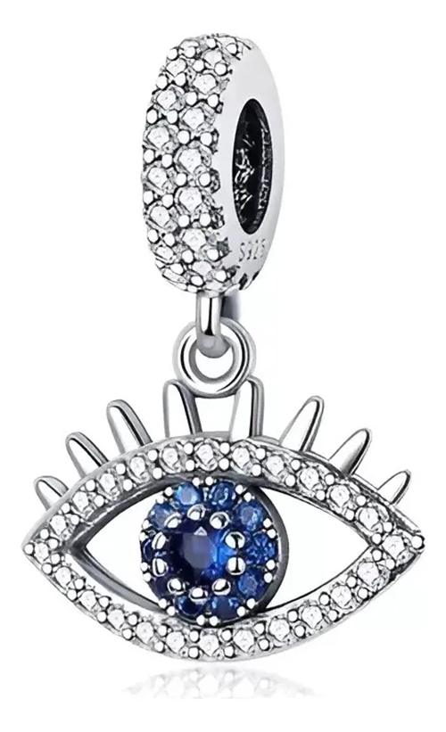 Genérico - Charm Dije Plata 925 Ojo Turco / Todojoyas