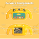 thumbnail image 5 of Cámara Impermeable Contixo Kids Amarilla, 5 of 7