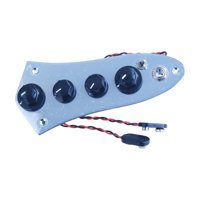 Bothyi - Placa De Control De Bajo De Guitarra Precableada Para Instrumento De Bajo Eléctrico Jazzes Bass