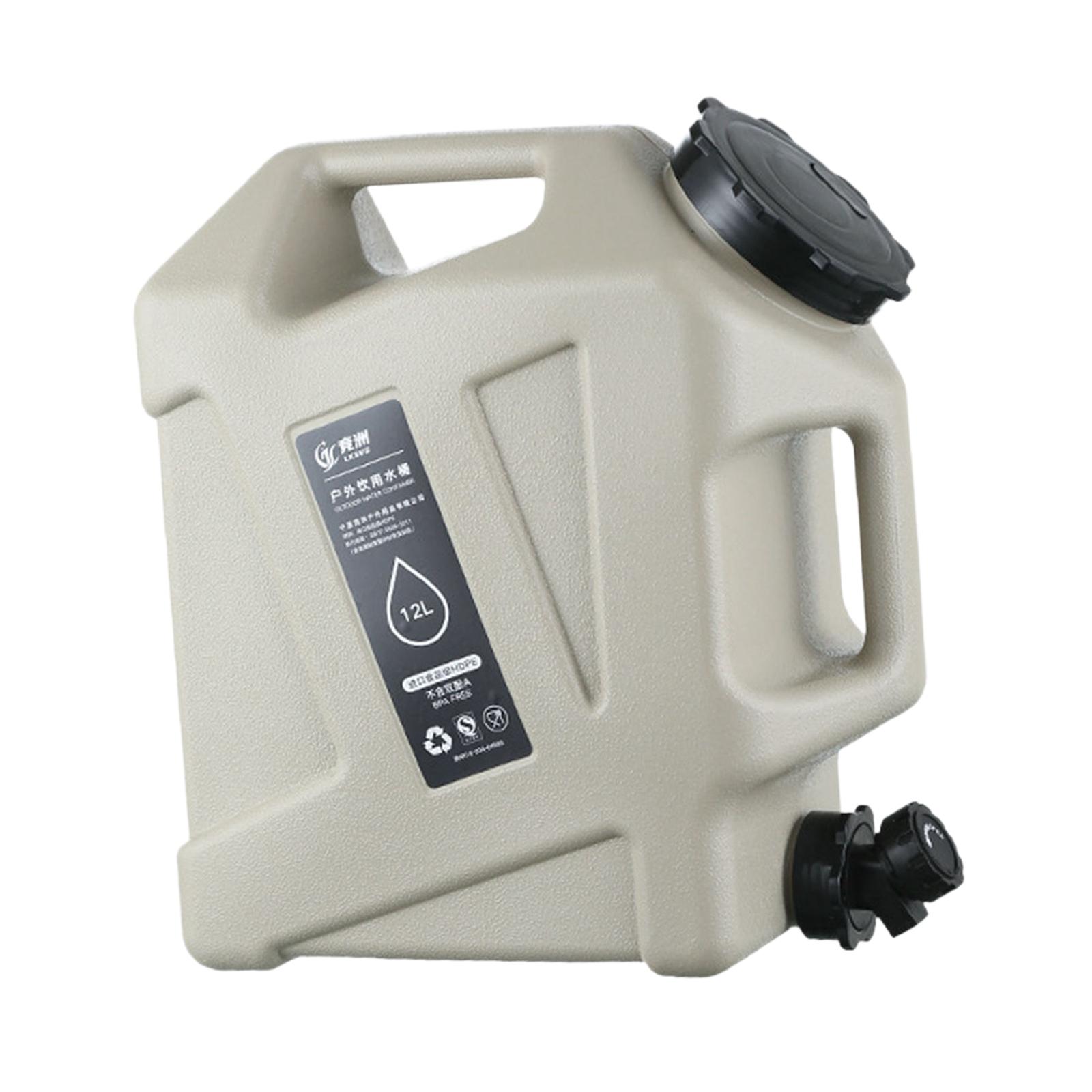 Magideal - Tanque De Agua, Soporte De Almacenamiento De Agua Con Grifo, Lata De Agua, Jarra De Almacenamiento De Agua, Cubo De Agua Al Aire Libre Para Senderismo