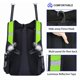 thumbnail image 5 of Mochila de béisbol DAFISKY 34x19x47 cm Verde con portabates, 5 of 7