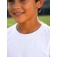 thumbnail image 3 of Polera Deportiva Niño Antitranspirante Dryfit Manga Corta Uv Blanco Liso 10, 3 of 3