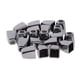 thumbnail image 2 of 20pcs Cierre De Cremallera De Metal Tapones De Campana Sin Tapa Cierre De Cable Negro, 2 of 5