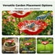 thumbnail image 5 of Estaca jardín flor metal hecha mano comedero agua abejas mariposas decoración jardín, 5 of 7