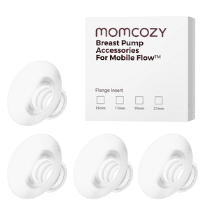 Momcozy Accesorios De Repuesto Para Extractor De Leche Mobile Flow | M9, Insertos De Brida De 17 Mm, 4 Piezas