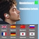 thumbnail image 5 of Audífonos de traducción AI Traducción en tiempo real con conducción ósea Bluetooth 5.3 inalámbricos para viajes de negocios reuniones multilingües, 5 of 6