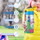 thumbnail image 5 of Nella, la princesa caballero Botella de Agua con Tapa Pop Top de Un Toque, Acero Inoxidable, a Prueba de Fugas, para Deportes, Botella Infantil azul 12 oz, 5 of 6