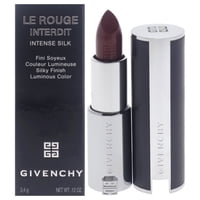 Lápiz Labial De Seda Intenso Le Rouge Interdit - 339 Grenat Cendre De Givenchy Para Es - Lápiz Labial De 0,12 Oz (Recargable)