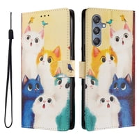 Foxdock Funda Tipo Cartera Para Samsung Galaxy M55 Con Soporte Y Correa – Diseño De Patrones Lindos