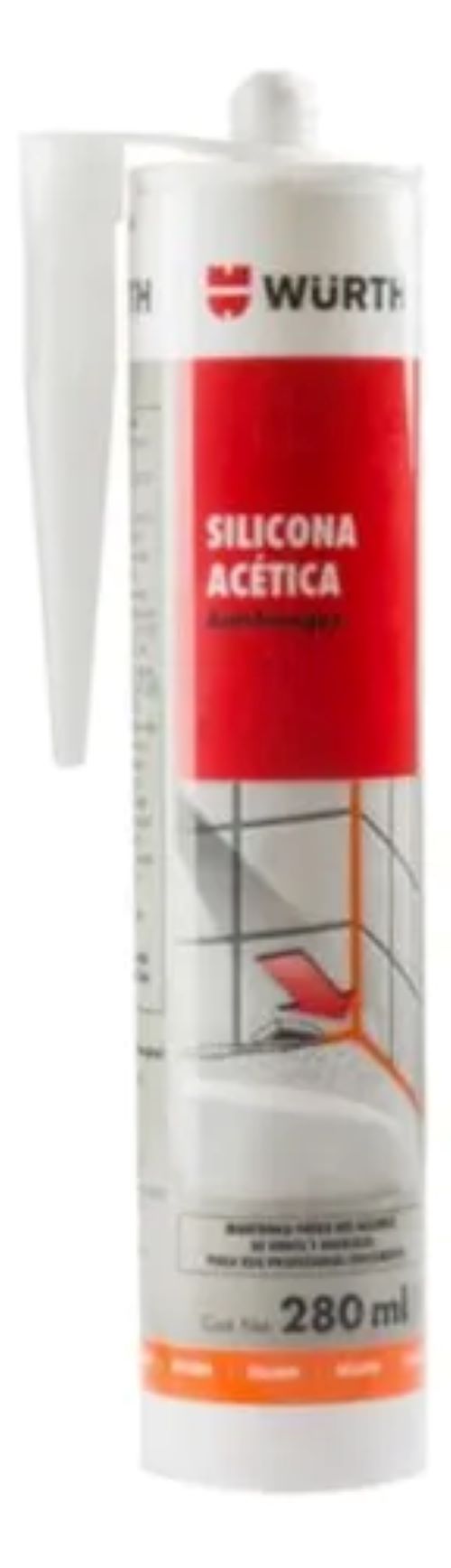 Metalfer - Silicona Gris Baño Cocina 280Ml C Fungicida