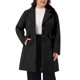 thumbnail image 1 of Abrigos de invierno para mujer de talla grande Agnes Orinda, chaqueta con solapa de muesca, de un solo pecho, elegante y moderna, abrigo de guisante de longitud media con bolsillo 2025 4X negro, 1 of 6