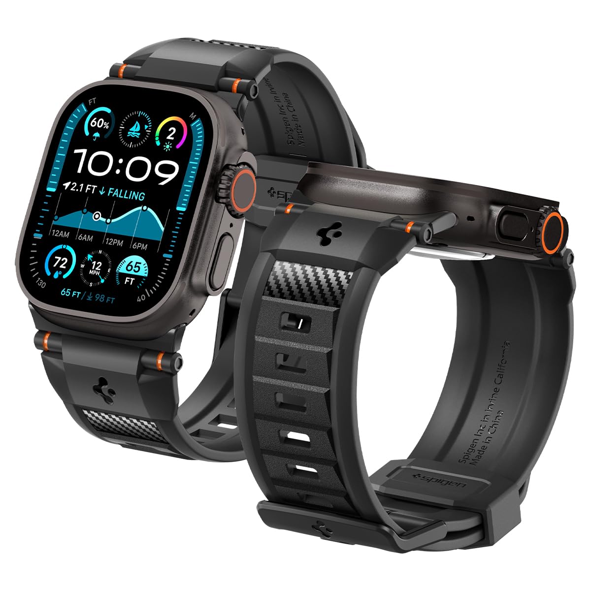Correa Spigen Rugged Ultra Band De Tpu Para Apple Watch