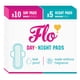 thumbnail image 1 of Compresas menstruales FLO Día y Noche de bambú orgánico, 15 unidades, 1 of 8