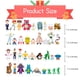 thumbnail image 2 of Figuras NLIEOPDA de Toy Anime Story, paquete de 36 unidades, Woody Buzz, 3-7 cm, 2 of 6