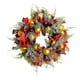 thumbnail image 2 of Guirnalda Colgante De Pared De Corona De Flores De Navidad De 50 Cm Para Vacaciones, Oficina, Jardín, Oro, 2 of 5
