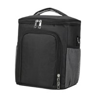 Magideal - Bolsa Térmica Para El Almuerzo, Bolsa Térmica Para El Almuerzo, Bolsa Térmica Gruesa Para El Transporte De Alimentos, Bolsa Térmica Aislante Para Acam Negro