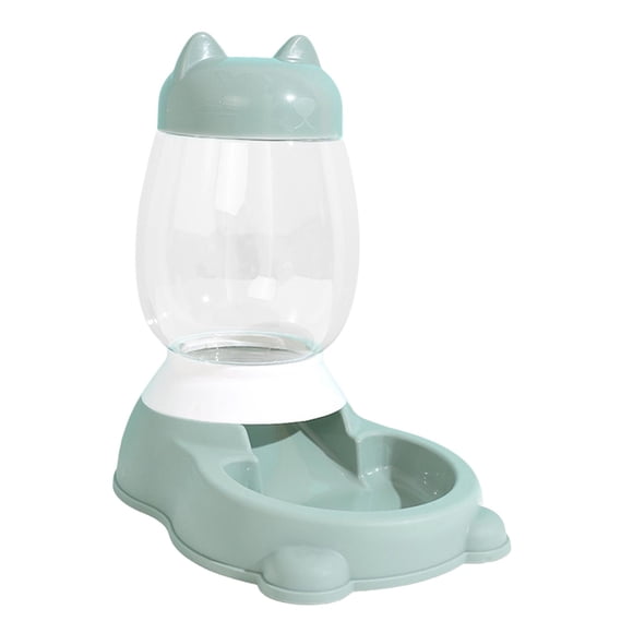 Alimentador Automático Para Perros Y Gatos, Dispensador De Alimentos Secos Para Mascotas, Alimentación De Gatito, Conejo, Verde