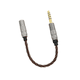 thumbnail image 3 of Cable Adaptador De Audio Macho Balanceado De 4,4 Mm A Hembra Estéreo De 3,5 Mm Cable Adaptador Marrón, 3 of 3